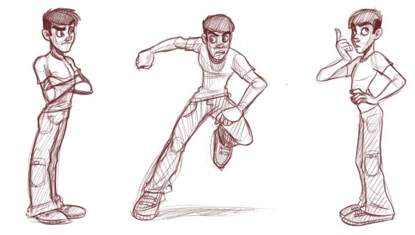 Стили рисования персонажей в полный рост