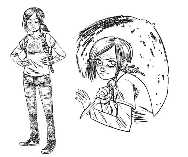 Раскраска the last of us