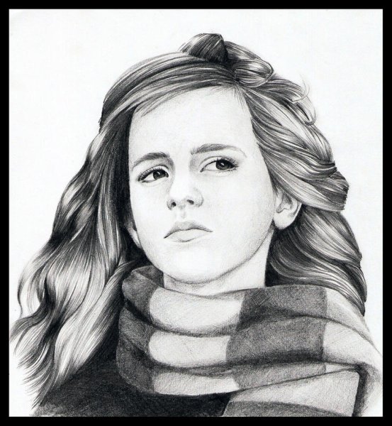 Гермиона рисунок акварелью