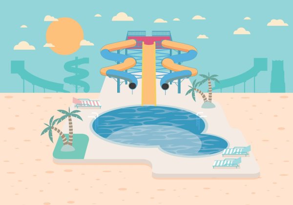 Аквапарк эскиз