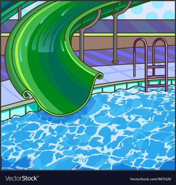 Прозрачные водные горки