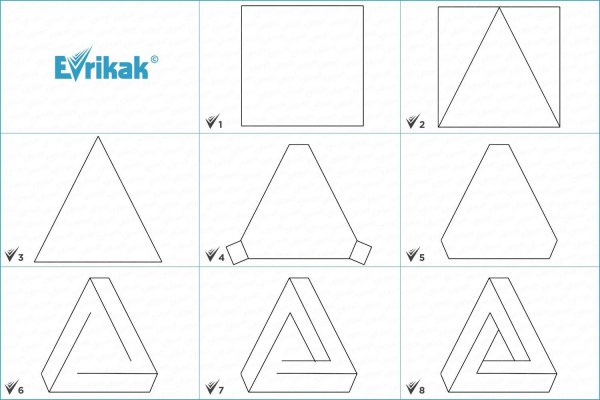 Объемный треугольник рисунок