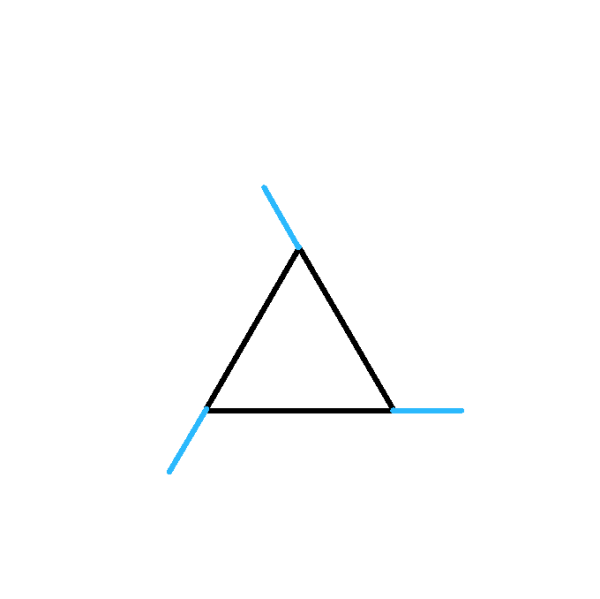 Нарисуйте треугольник