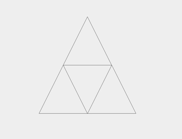 Рисование треугольниками