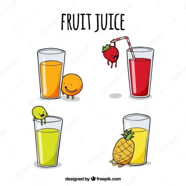 Сок срисовать