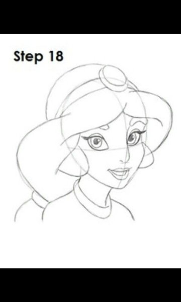 Нарисовать Жасмин легко