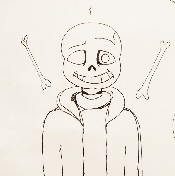 Сансы для срисовки карандашом