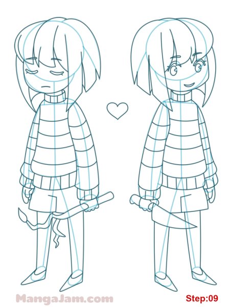 Скетчи андертейл Чара