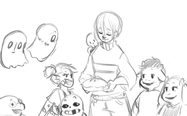 Рисование андертейл