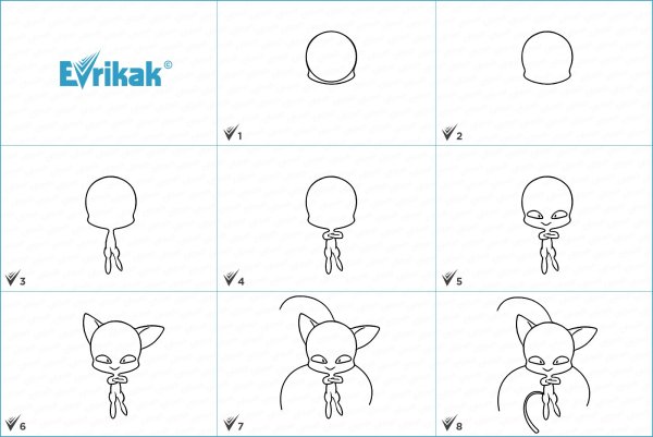 Поэтапное рисование леди баг