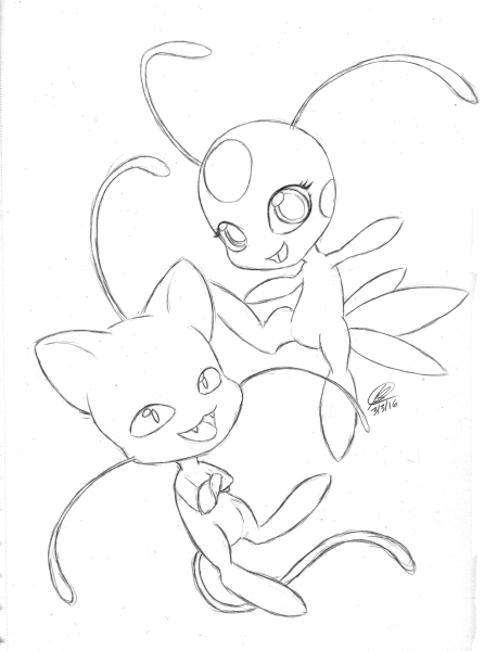 Раскраска КВАМИ Тикки