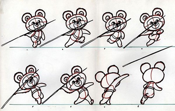 Поэтапное рисование для детей