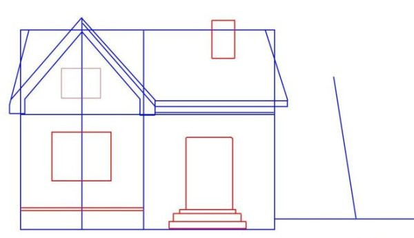 Учимся рисовать дом