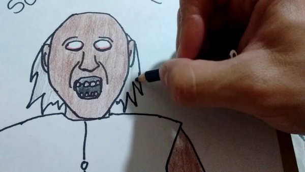 ГРЕННИ рисунок карандашом