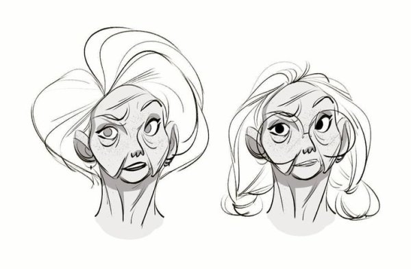 Бабушка рисунок