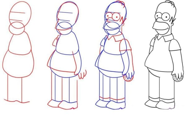 Поэтапное рисование яблока