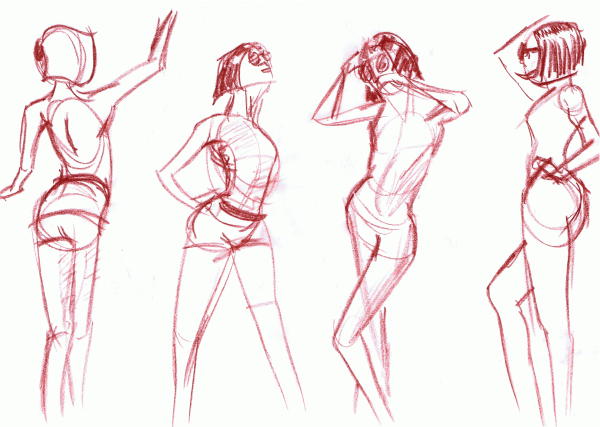 Фигура в разных ракурсах