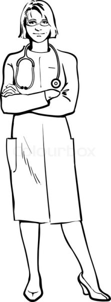 Медсестра чб