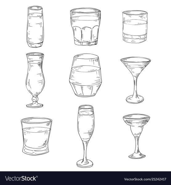 Посуда для напитков рисунок