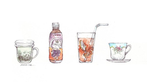 Японские напитки иллюстрация