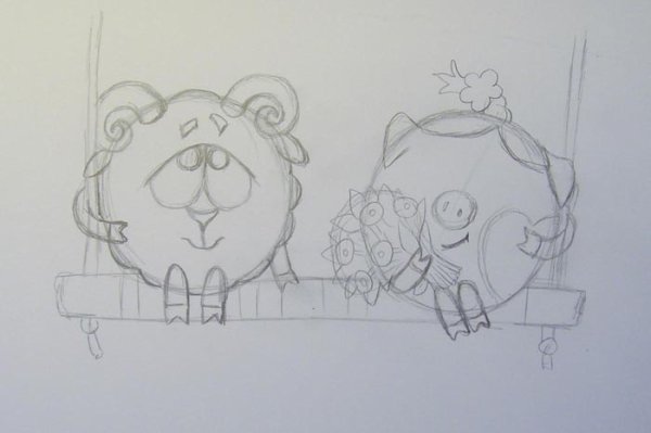 Смешарики скетч