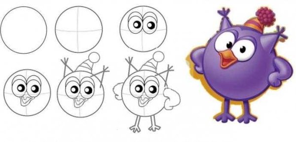 Смешарики нарисовать Совунью