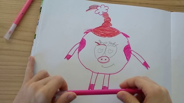 Как нарисовать Нюшу