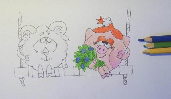 Бараш для срисовки