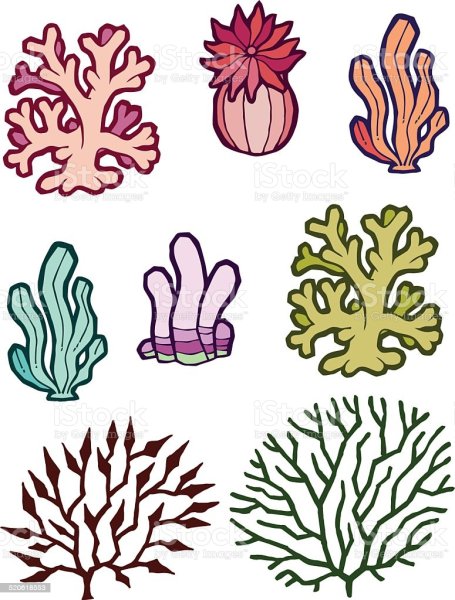 Кораллы для вырезания