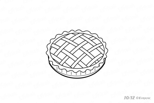 Рисунок пирога