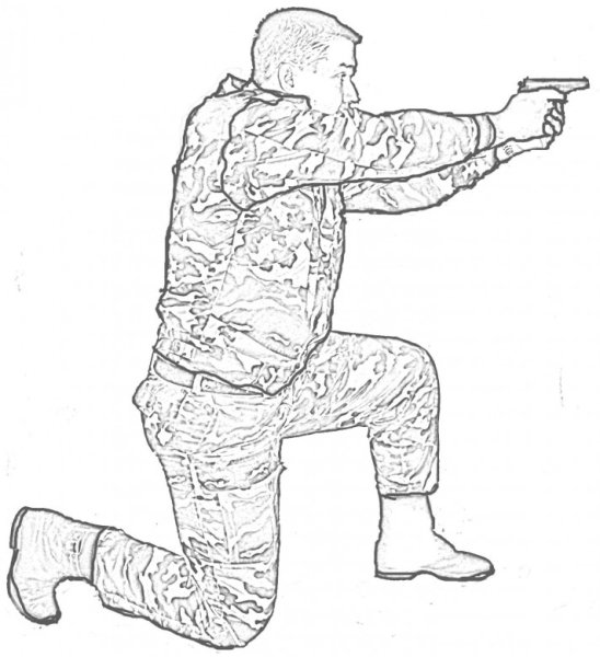 Спецназ. Раскраска