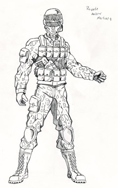 ОМОН скетч эскизы