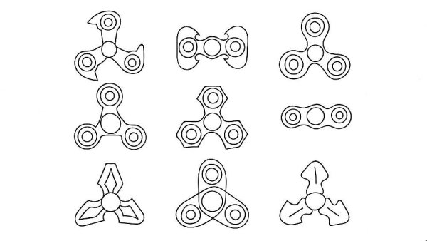 Раскраска спиннер