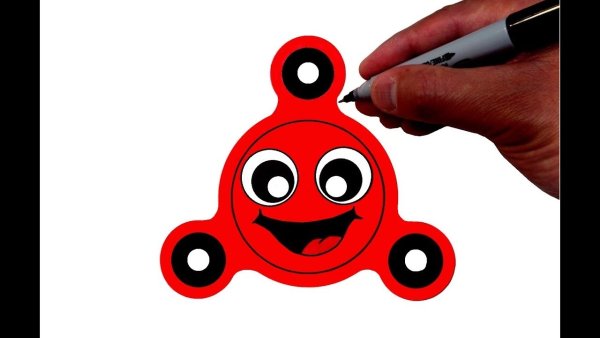 Спиннеры срисовать