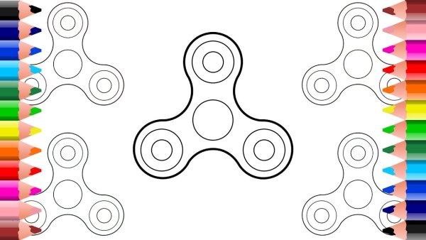 Спиннер разукрашивать