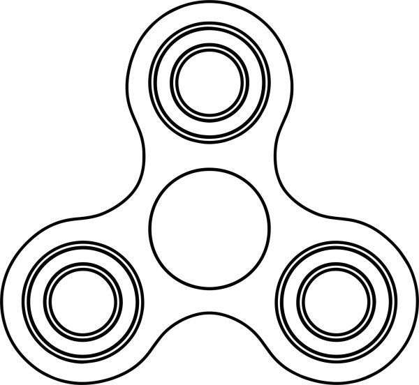 Спиннер рисунок карандашом