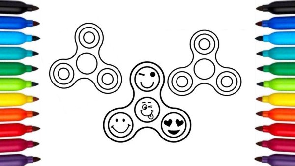 Как пользоваться новым популярным СПИННЕРОМ где нарисованы рисунки