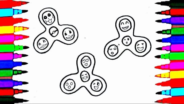 Спиннер для игры шаблон