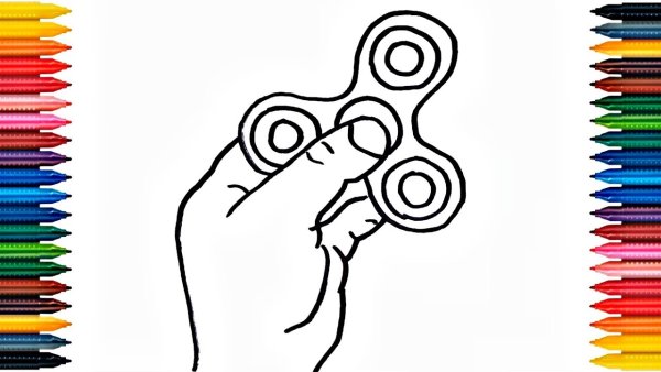 Раскраска спиннер