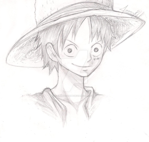 Луффи скетч