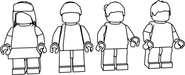 Раскраски для мальчиков лего человечки