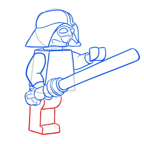 Картинки Звездные лего карандашом