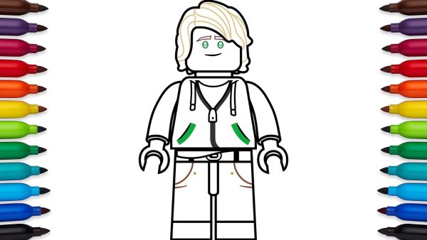 Лего Ниндзяго Ллойд рисунок