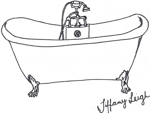 Ванна раскраска для детей