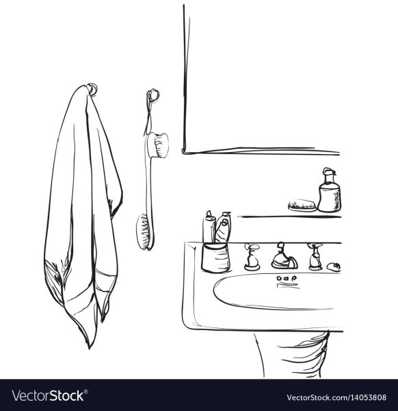 Ванна вид сверху вектор