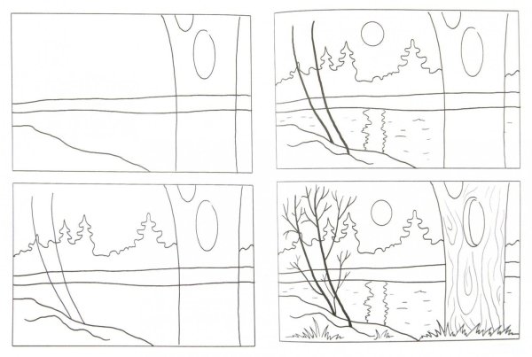 Дракон пошаговое рисование