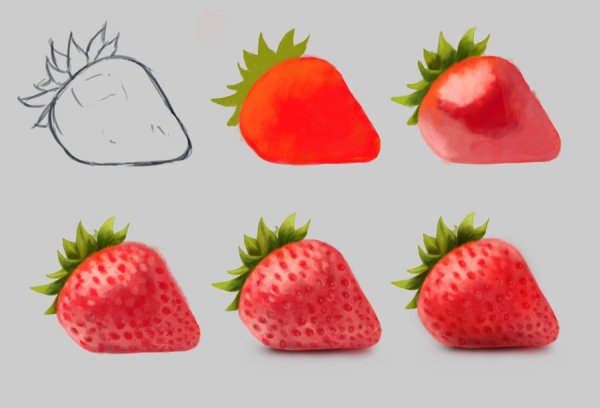 Туториалы по рисованию фруктов