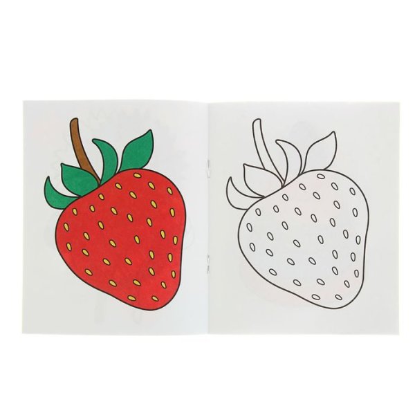 Клубника рисование