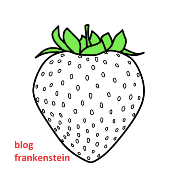 Поэтапное рисование клубничка