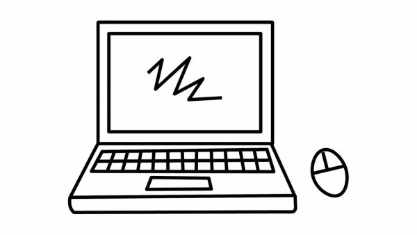 Раскраска ноутбук